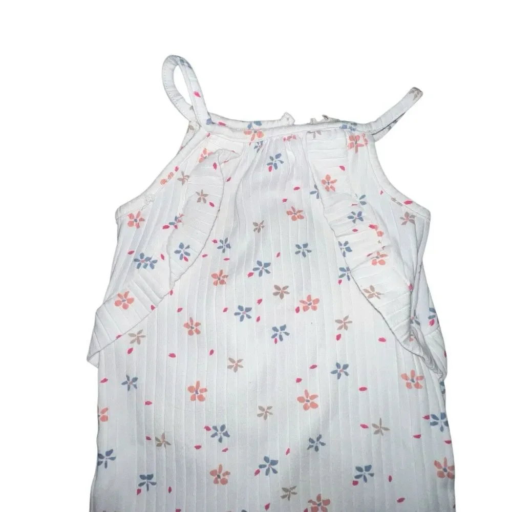 Set Of 3 Girls Baby One Piece Outfits Floral Stars 12 Months Cat & Jack Old Navy